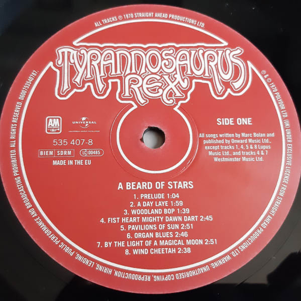 Tyrannosaurus Rex A Beard Of Stars Nuevo Sellado Vinilo3
