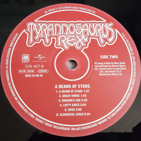 Tyrannosaurus Rex A Beard Of Stars Nuevo Sellado Vinilo4