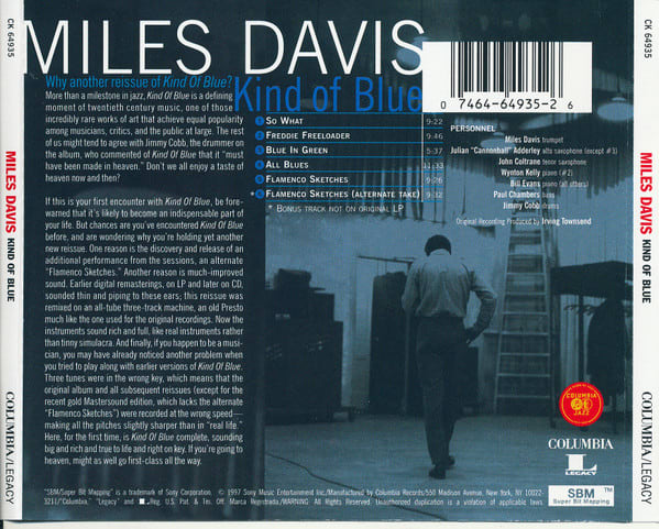 Miles Davis Kind Of Blue CD1