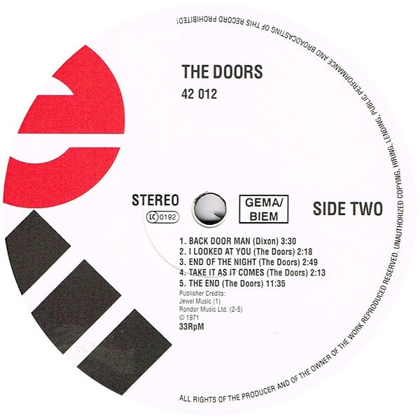 The Doors The Doors Vinilo5