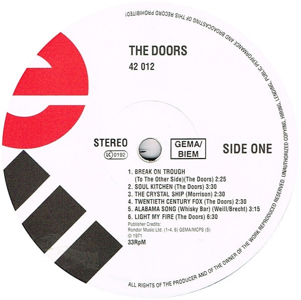 The Doors The Doors Vinilo4