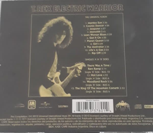 T. Rex Electric Warrior Cd2