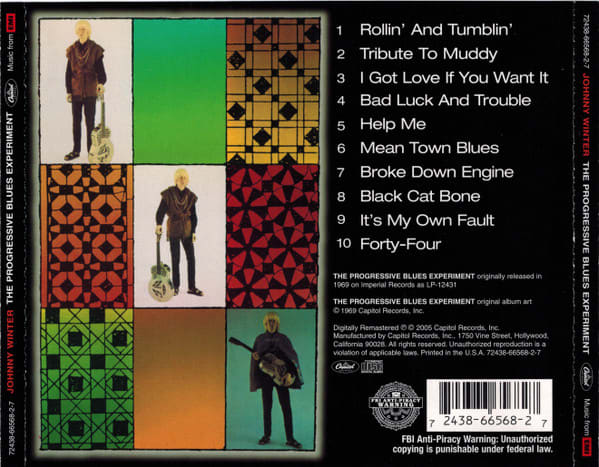 Johnny Winter The Progressive Blues Experiment CD2