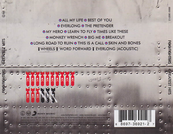 Foo Fighters Greatest Hits Cd2
