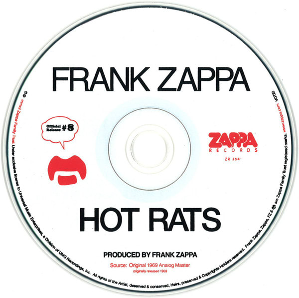Frank Zappa Hot Rats Cd3