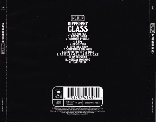 Pulp Different Class Cd2