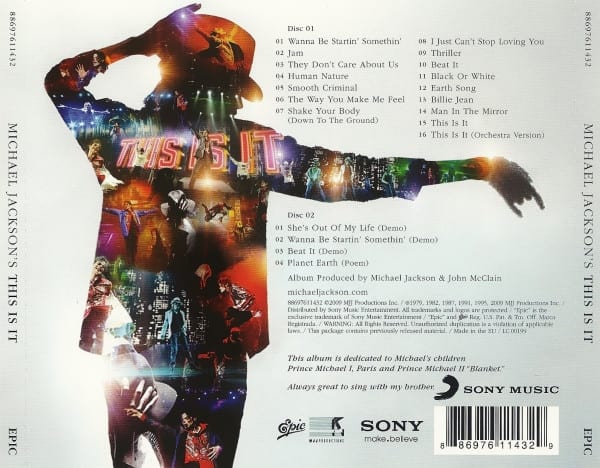 Michael Jackson This Is It CD1