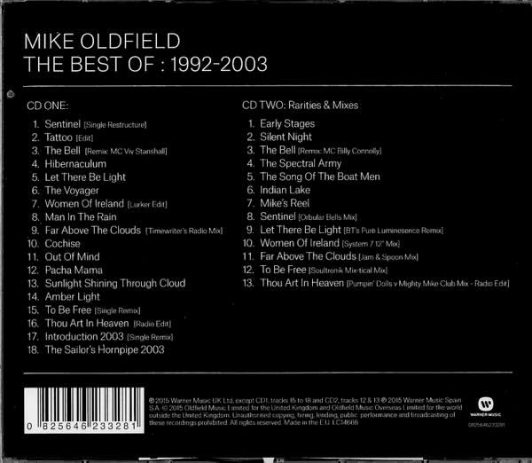 Mike Oldfield The Best Of : 1992-2003 CD2