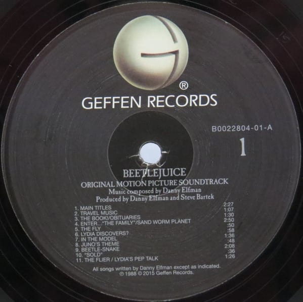 Beetlejuice (Original Motion Picture Soundtrack) Vinilo3