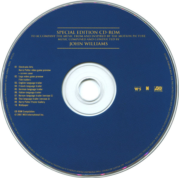 Cd John Williams Harry Potter And The Philosopher's Stone3