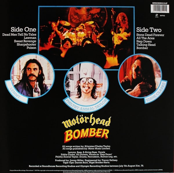 Motörhead Bomber Vinilo2