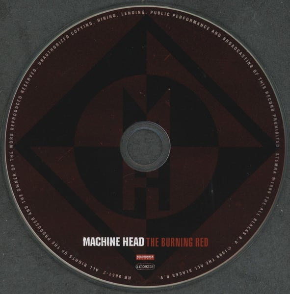 Machine Head The Burning Red cd3