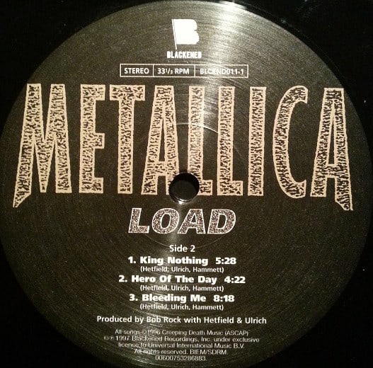 Metallica Load Vinilo4