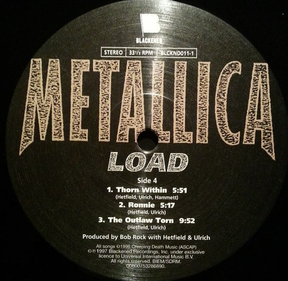 Metallica Load Vinilo6