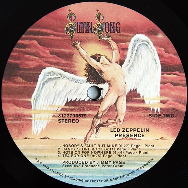 Led Zeppelin Presence Vinilo3