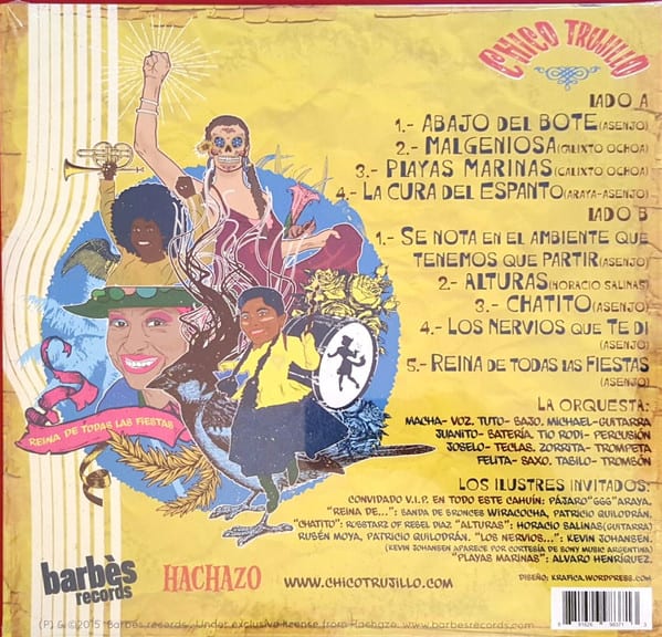 Chico Trujillo La Reina De Todas Las Fiestas Vinilo1