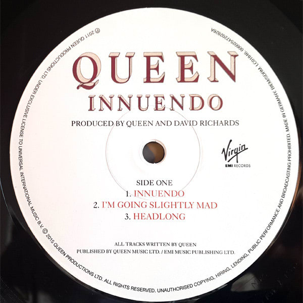 Queen Innuendo 2 Lp´s Vinilo3