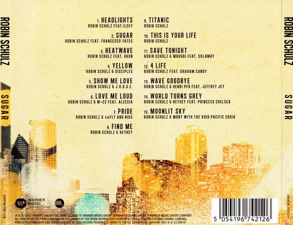 Robin Schulz Sugar CD2