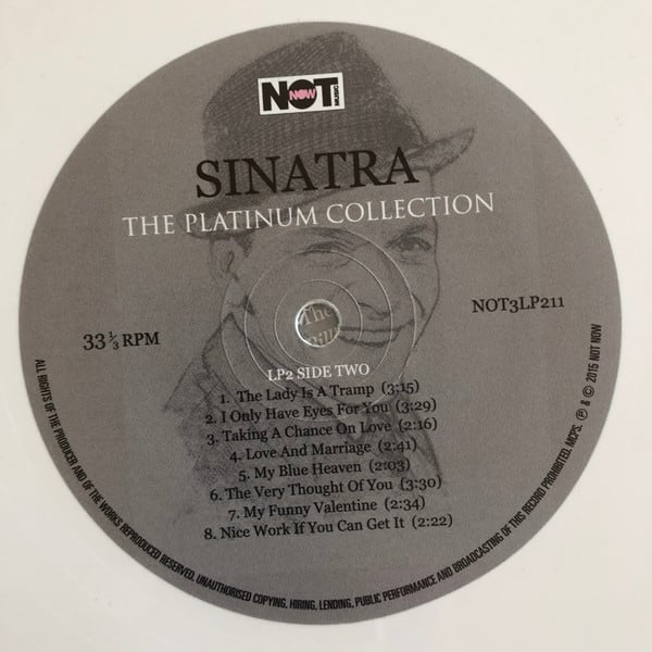 Frank Sinatra The Platinum Collection Nuevo Sellado Vinilo7