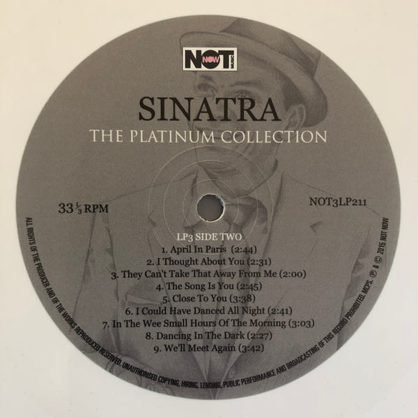 Frank Sinatra The Platinum Collection Nuevo Sellado Vinilo9