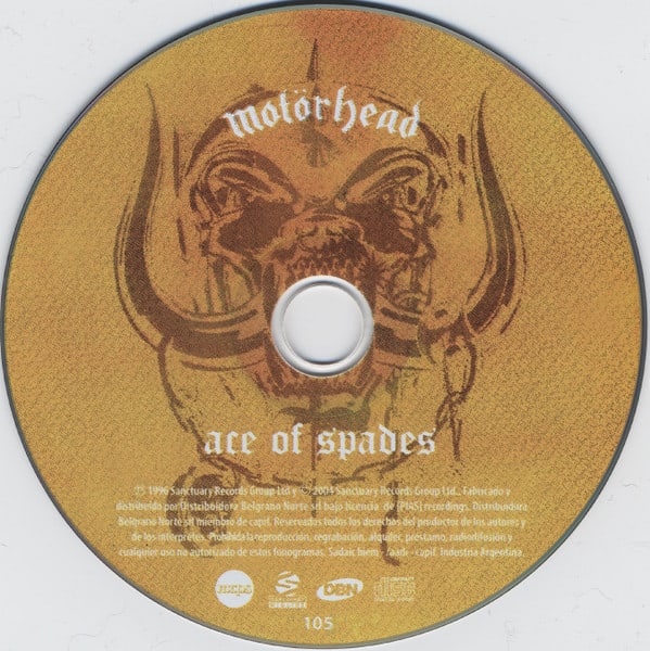 Motörhead Ace of Spades Cd3