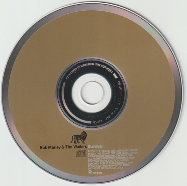 Bob Marley & The Wailers Survival Cd3