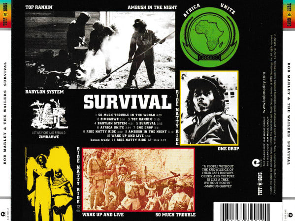 Bob Marley & The Wailers Survival Cd2