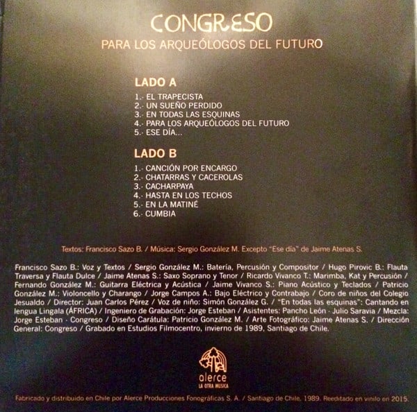 Congreso Para Los Arqueologos Del Futuro Nuevo Sellad Vinilo2