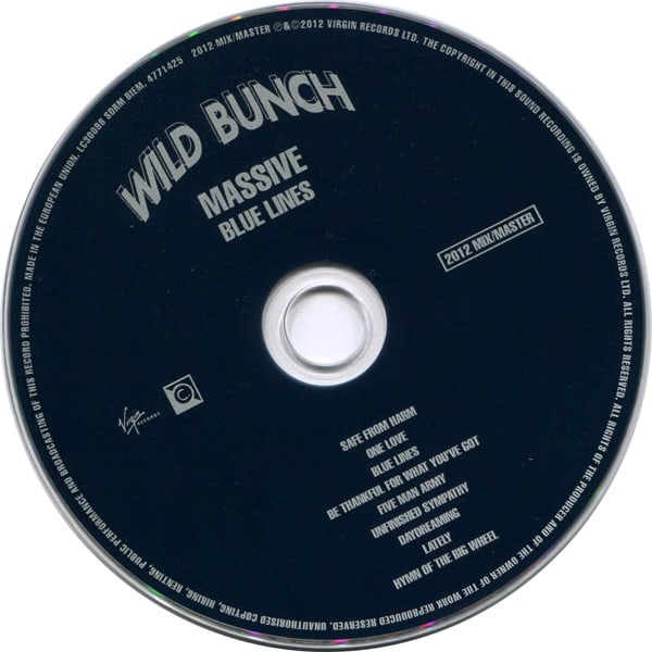 Massive Attack Blue Lines Cd3