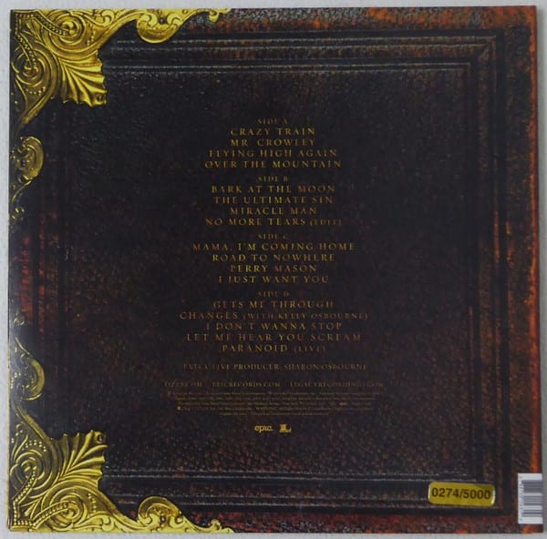 Ozzy Osbourne Memoirs Of A Madman Nuevo Sellado Vinilo2
