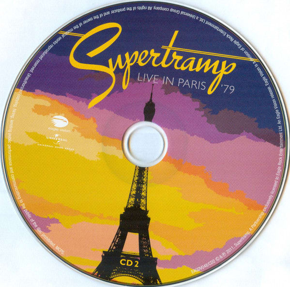 Supertramp, Live In Paris '79 Cd3