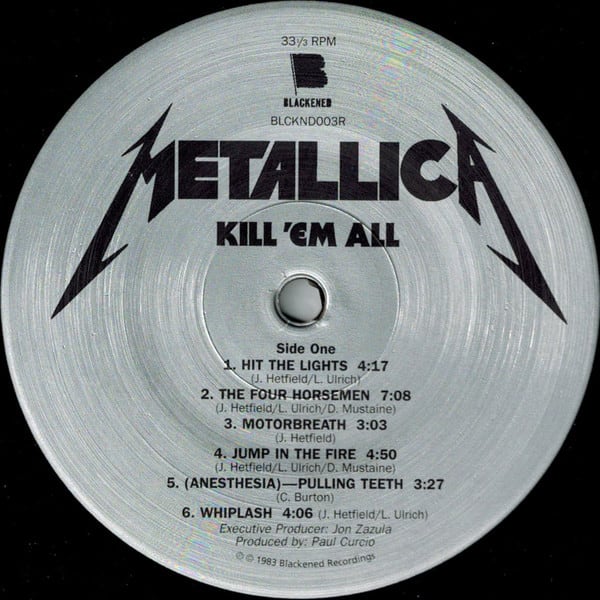 METALLICA KILL EM ALL (180G) Vinilo4