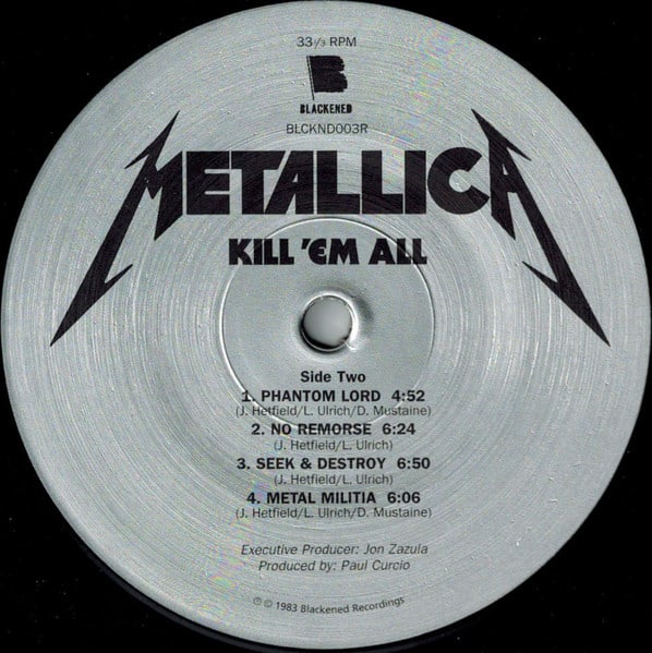 Metallica Kill 'em All Imp. Usa Vinilo5
