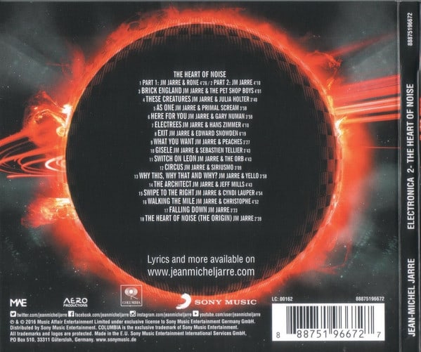 Jean-Michel Jarre Electronica 2 - The Heart Of Noise CD2
