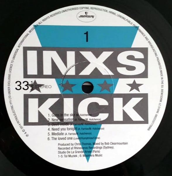 Inxs Kick Vinilo3