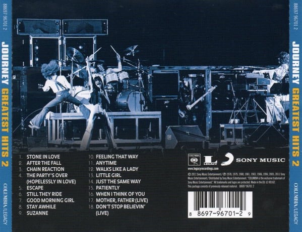 Journey Greatest Hits 2 Doble Vinilo2