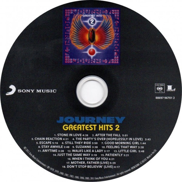 Journey Greatest Hits 2 Doble Vinilo3