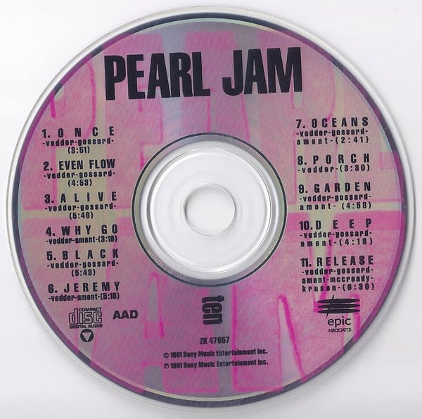 Pearl Jam Ten Cd3