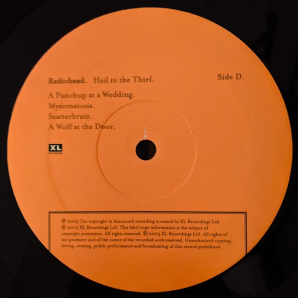 Radiohead Hail To The Thief Nuevo Y Sellado Vinilo5