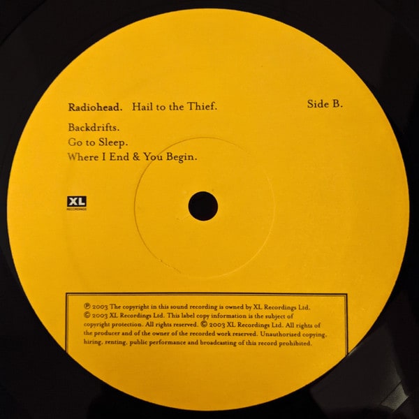 Radiohead Hail To The Thief Nuevo Y Sellado Vinilo4