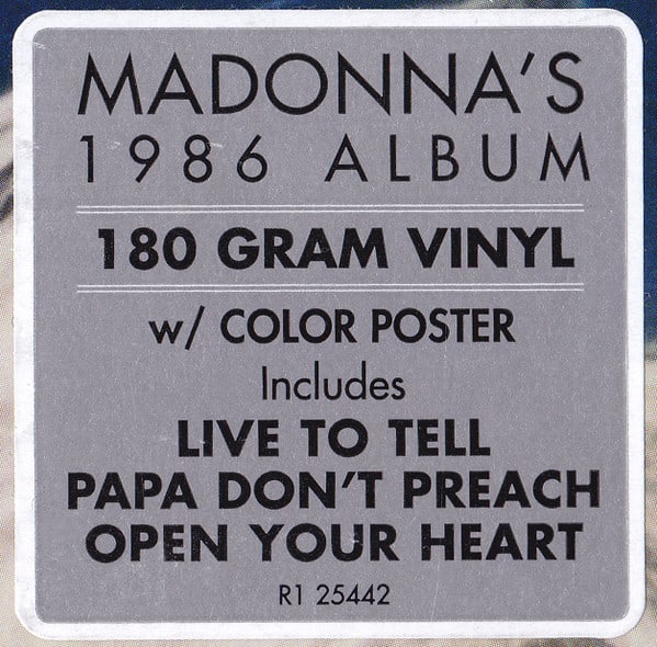 Madonna True Blue Vinilo3