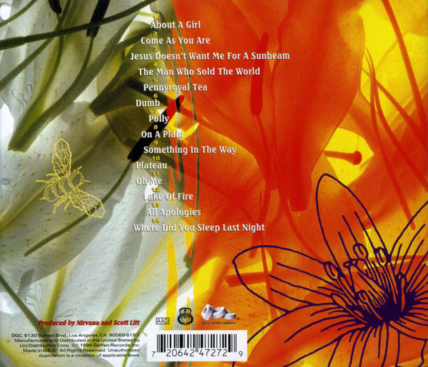 Nirvana Mtv Unplugged Nuevo Sellado CD2