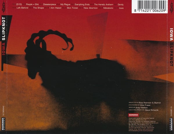 Slipknot Iowa Nuevo Y Sellado CD2