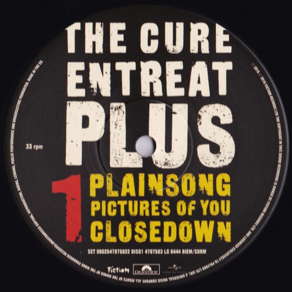 The Cure Entreat Plus Vinilo3