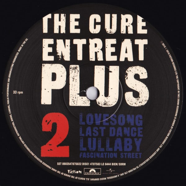 The Cure Entreat Plus Vinilo4