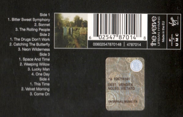 The Verve urban Hymns Vinilo2