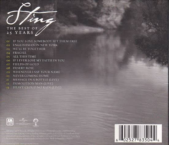 Sting The Best Of 25 Years Cd2