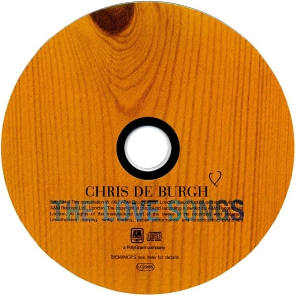 Chris de Burgh The Love Songs CD3