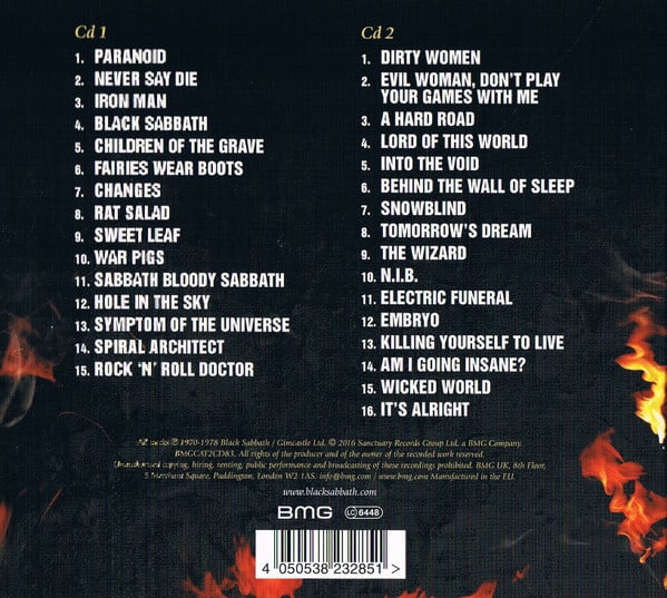 Cd Black Sabbath The Ultimate Collection2