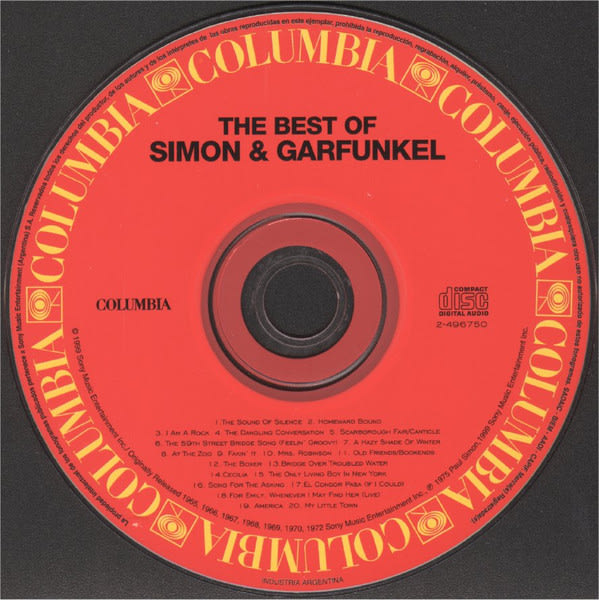 Simon & Garfunkel The Best Of Simon & Garfunkel CD3